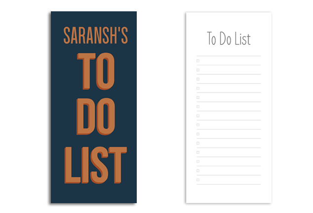 To Do List