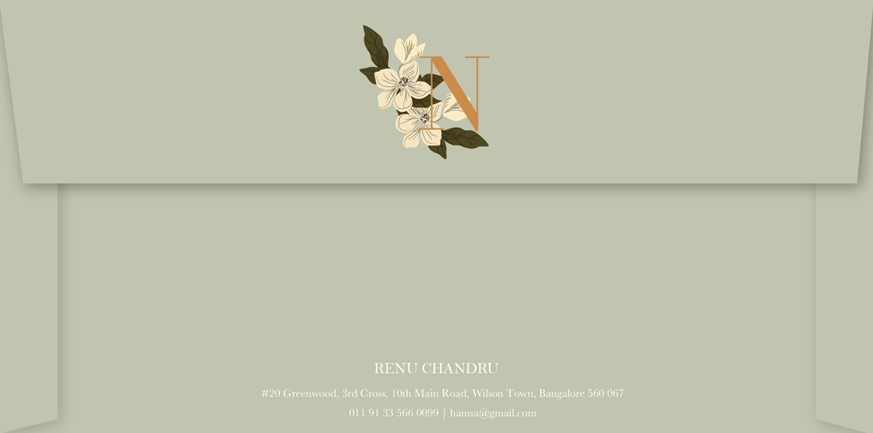 Letter Sheet Envelopes (8.7" x 4.3") - Magnolia