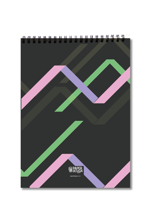 Spiral Blank Notepad (6.8"x9.4")