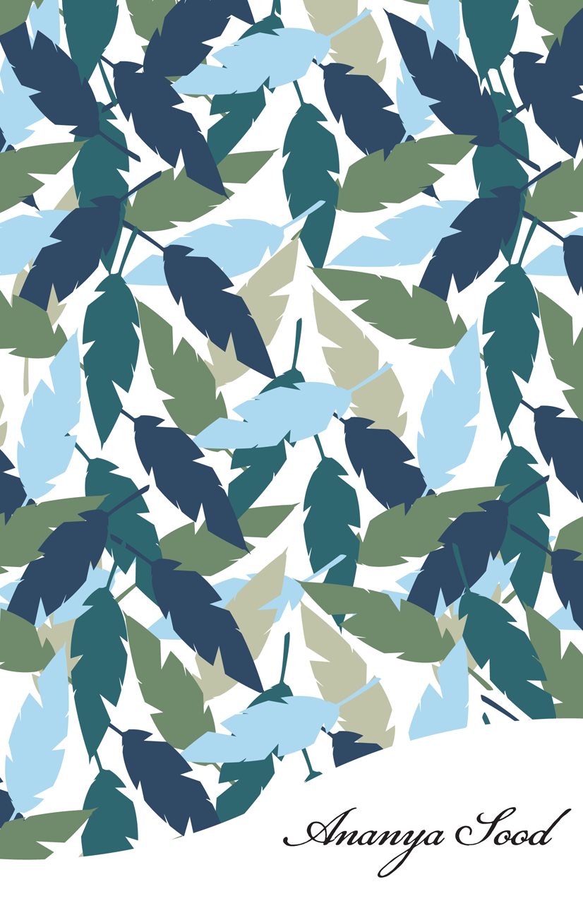 Large Notepads - Abstract Leaf