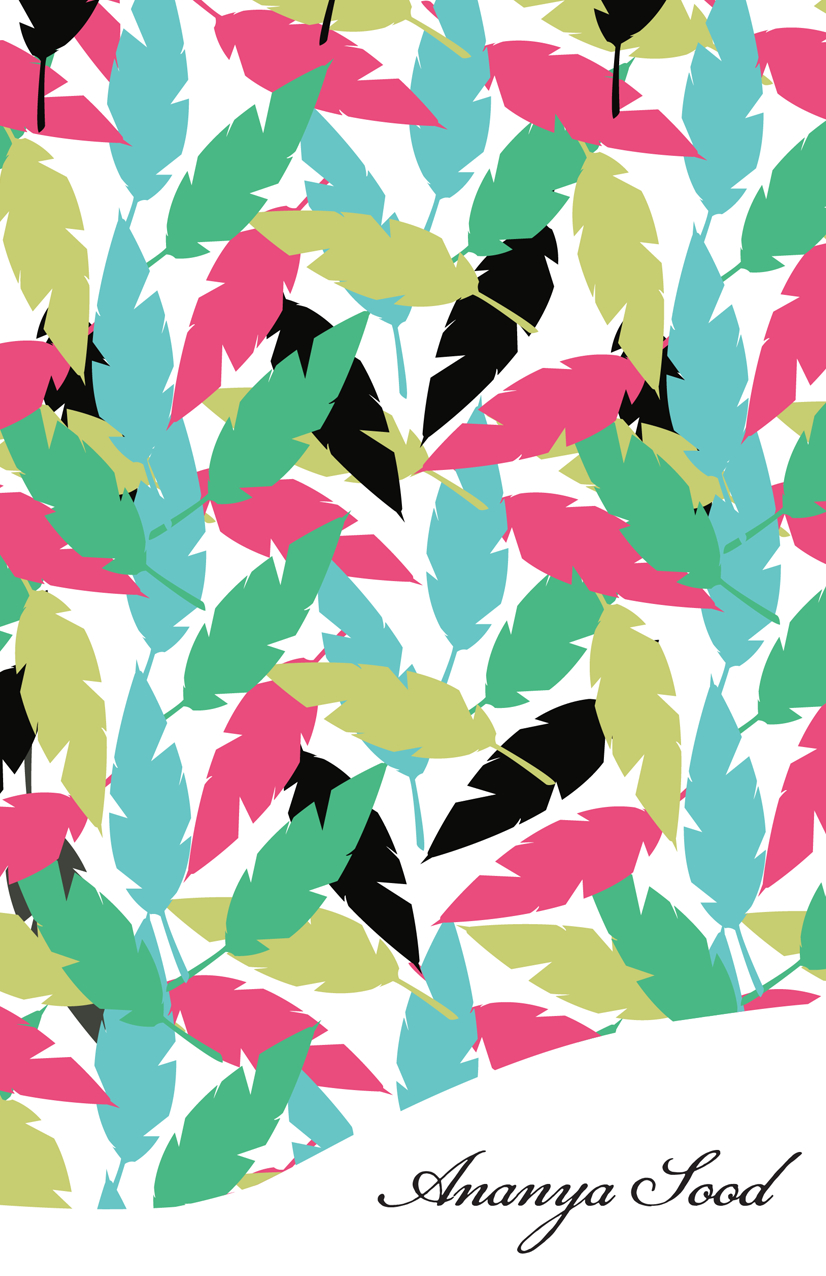 Large Notepads - Abstract Leaf
