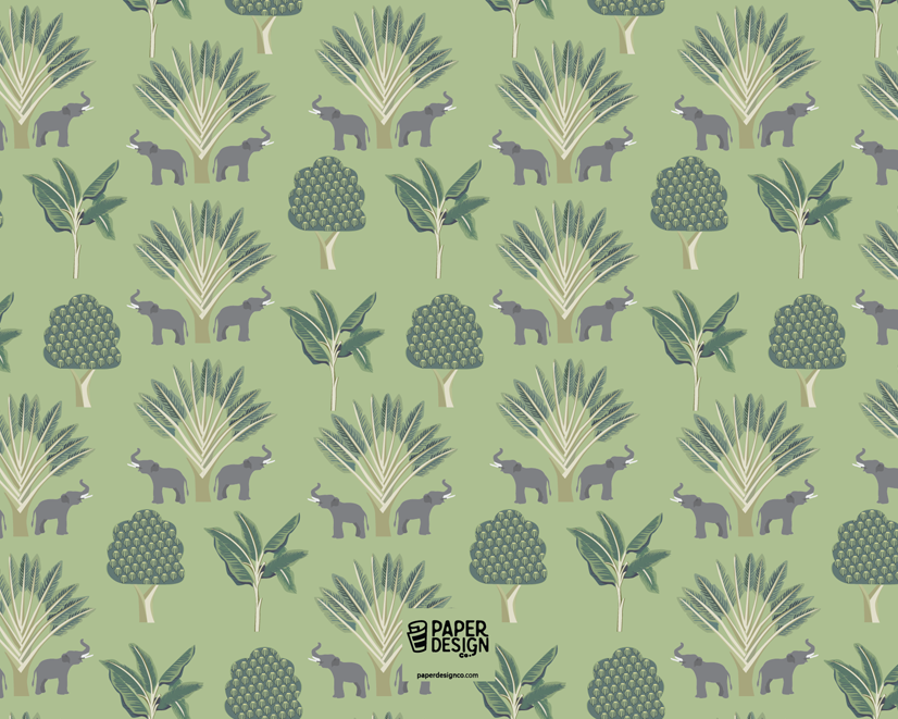Elephant - Green