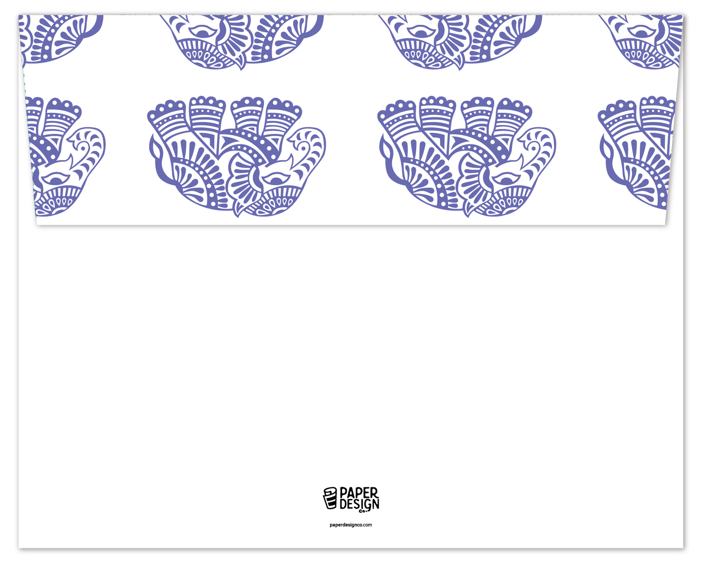 Flat Note Cards Envelope (5.5" x 4.4") - Elephant