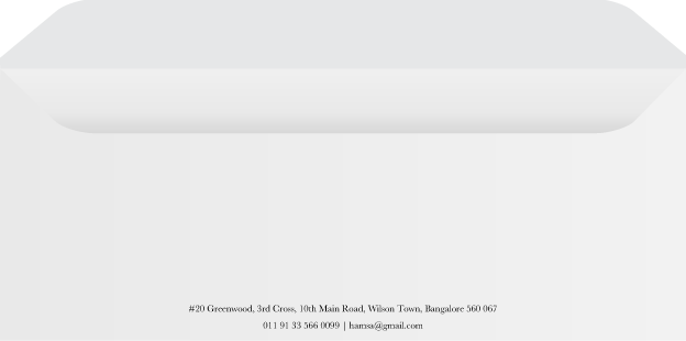 Letter Sheets Envelopes (8.7" x 4.3") - Plain