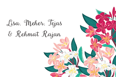 Tropical Floral Set