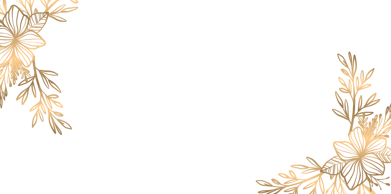 Letter Sheet Envelopes (8.7" x 4.3") - Golden Flower