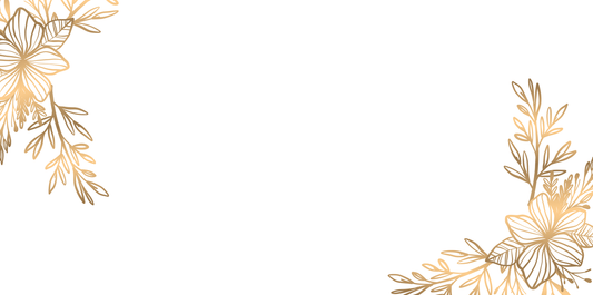 Letter Sheet Envelopes (8.7" x 4.3") - Golden Flower