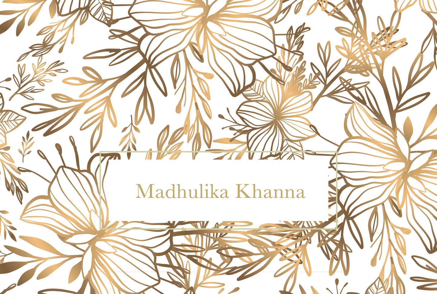Golden Flower White