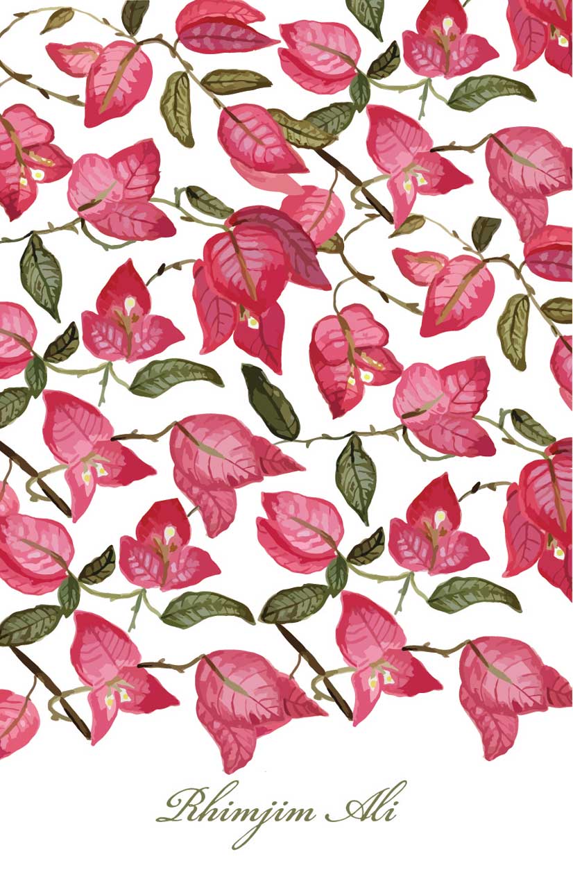 Large Notepads - Bougainvillea