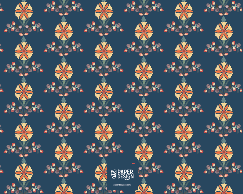 Pattern - Navy