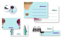 Adventure - Labels, Stickers & Name Tags