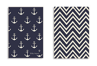 Soft Cover - Nautical & Chevron