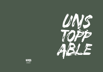 Hard Cover Large Notebook - Unstoppable Green