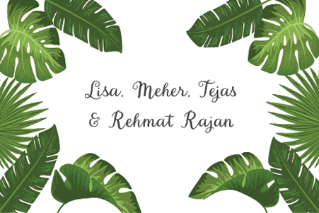 Tropical Floral Set