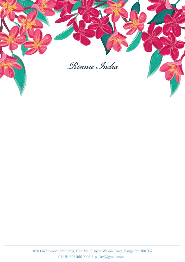 Letter Sheets - Temple Tree