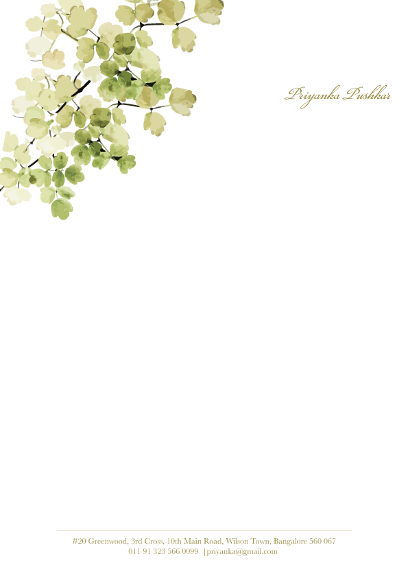 Letter Sheets - Leaves