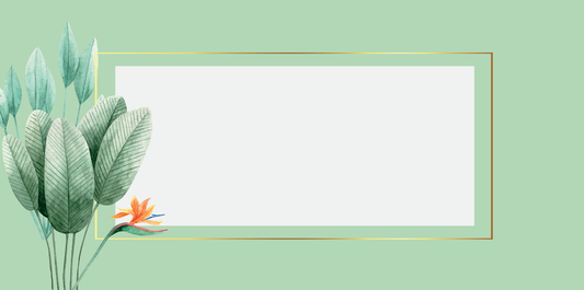 Letter Sheet Envelopes (8.7" x 4.3") - Tropical Day-3