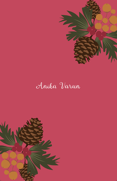 Large Notepads - Pine and Holly