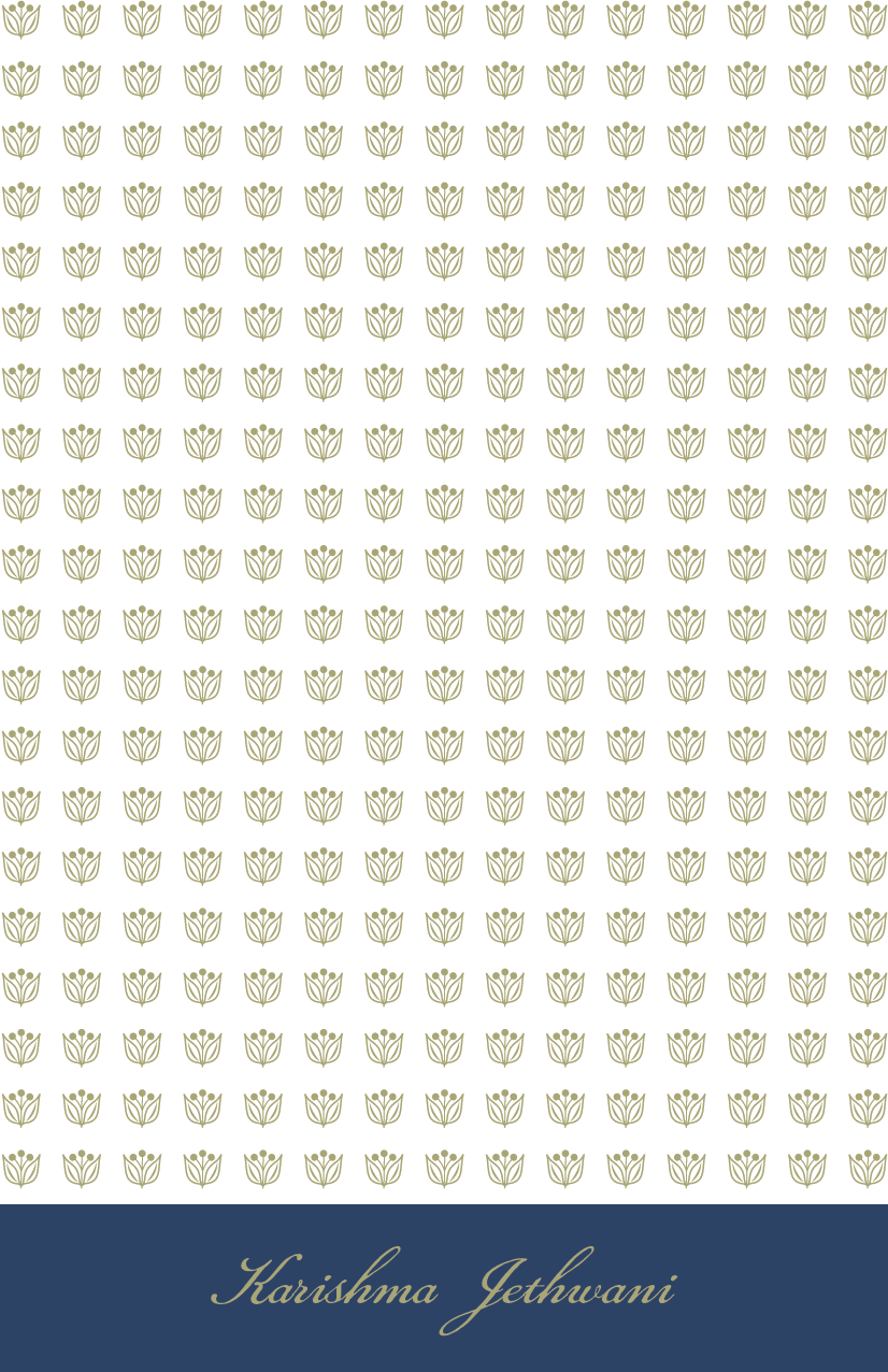 Large Notepads - Royal Floral Pattern