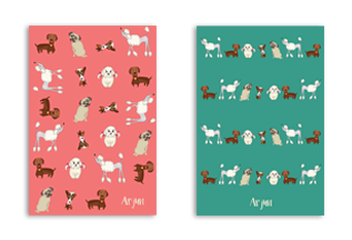 Soft Cover - Cute Dogs