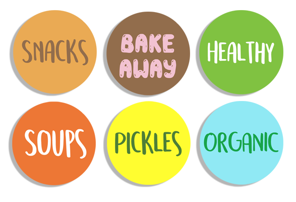 Recipe Journal Stickers (Set of 36)
