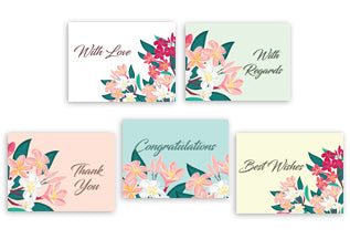 Temple Tree (Set of 10 Mini Cards with Envelopes)