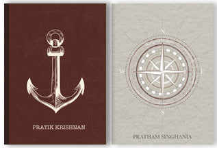 Hard Cover Pocket Notebook - Nautical