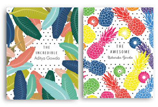 Hard Cover Pocket Notebook - Tropical