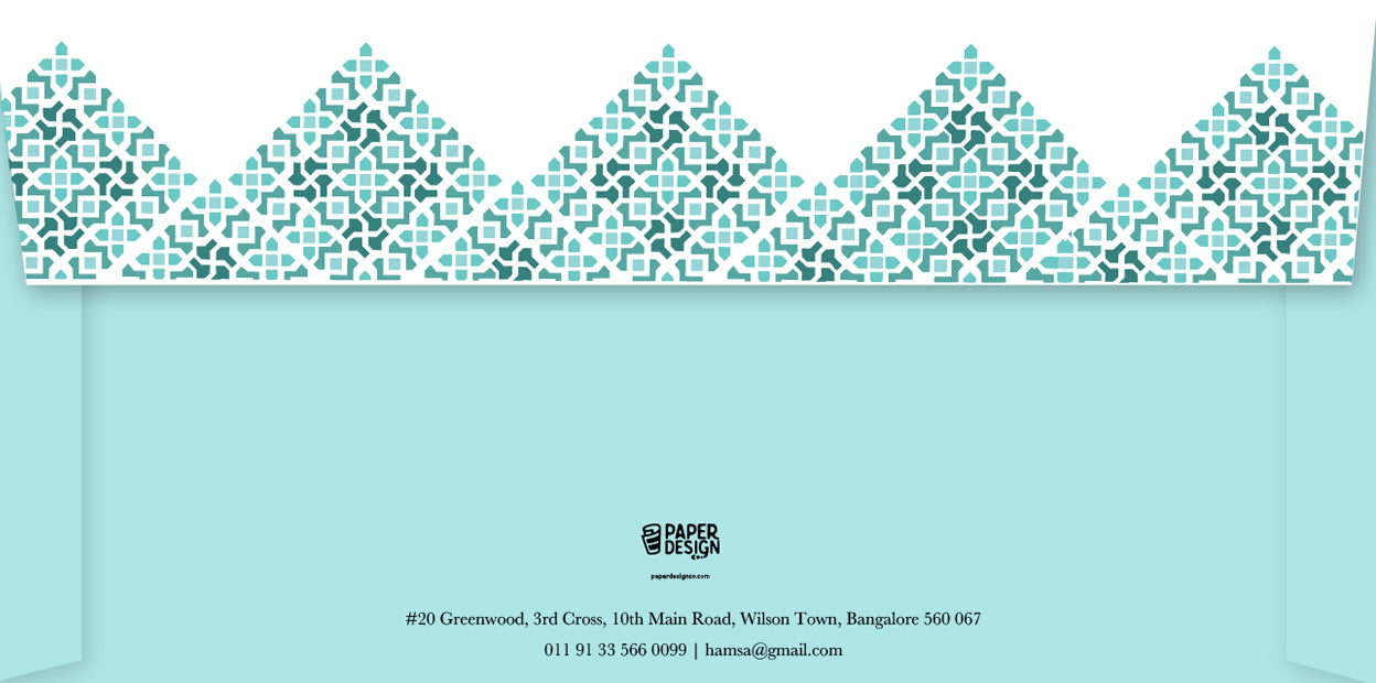 Letter Sheet Envelopes (8.7" x 4.3") - Tiles