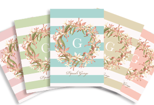 Mini Notepads - Wreath