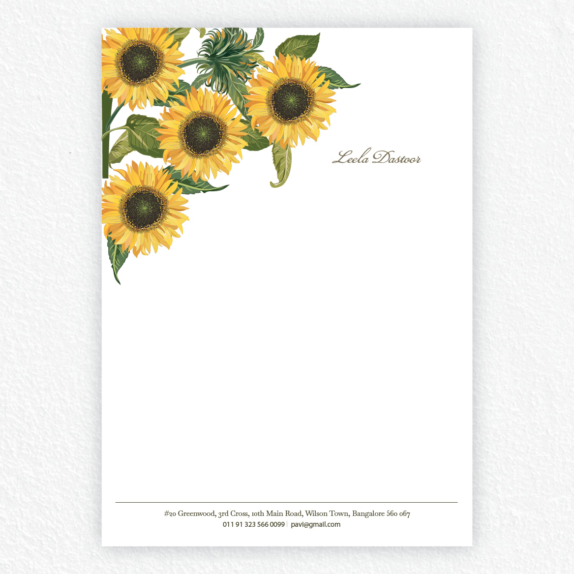 Letter Sheets
