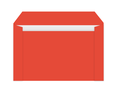 Birthday Invitation Cards Envelope for Junior Stationery (5" x 3.5")