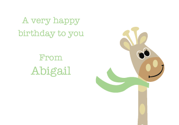 Gigi The Giraffe