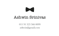 Bow Tie Black