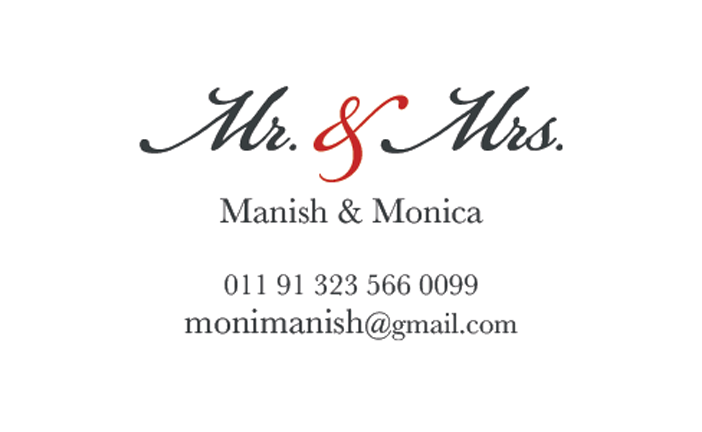 Mr. & Mrs.