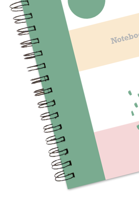 Spiral Blank Notebook (5.5"x8.26")