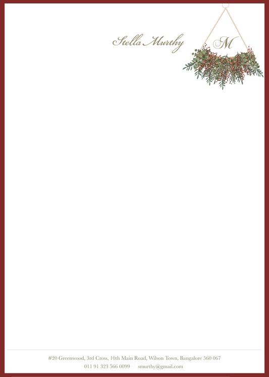Letter Sheets - Foliage