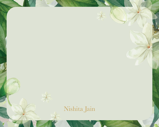 Mogra Test- Folded Notecards