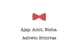 Bow Tie Red