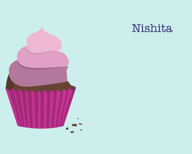 Flat Note Cards - Cuppy-Cakes