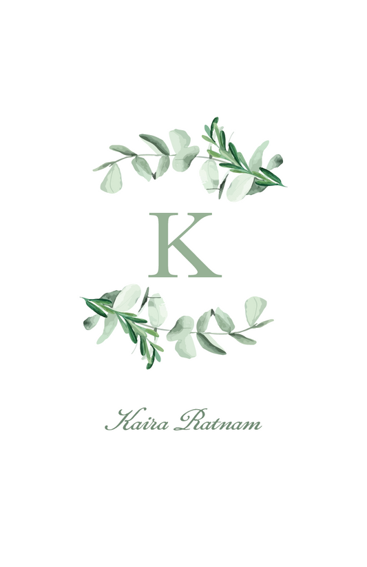 Large Notepads - Floral Semi Crest