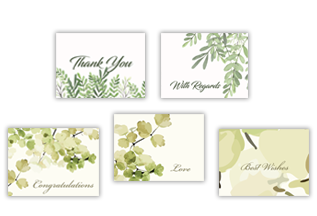 Foliage (Set of 10 Mini Cards with Envelopes)