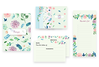 Forever Happy - Floral Watercolor