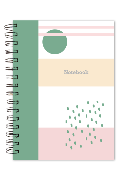 Spiral Blank Notebook (5.5"x8.26")