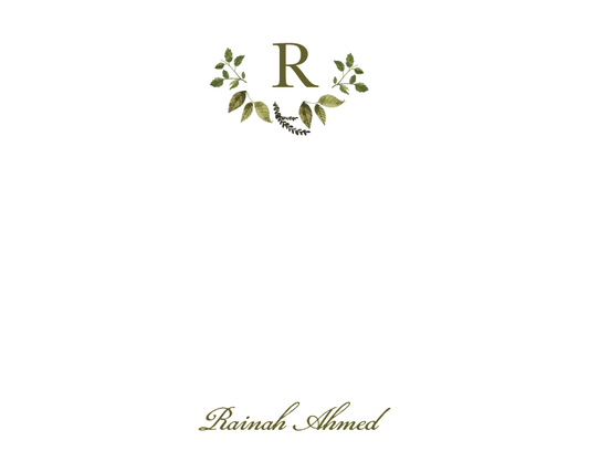 Leaf Monogram