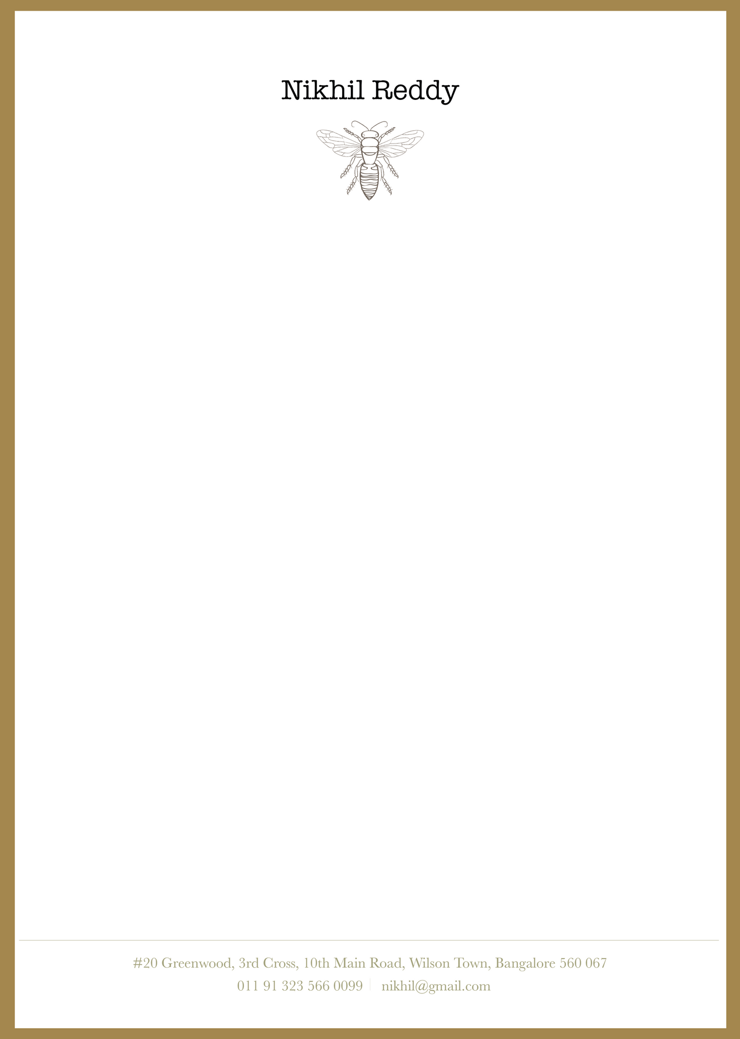 Letter Sheets - Bee
