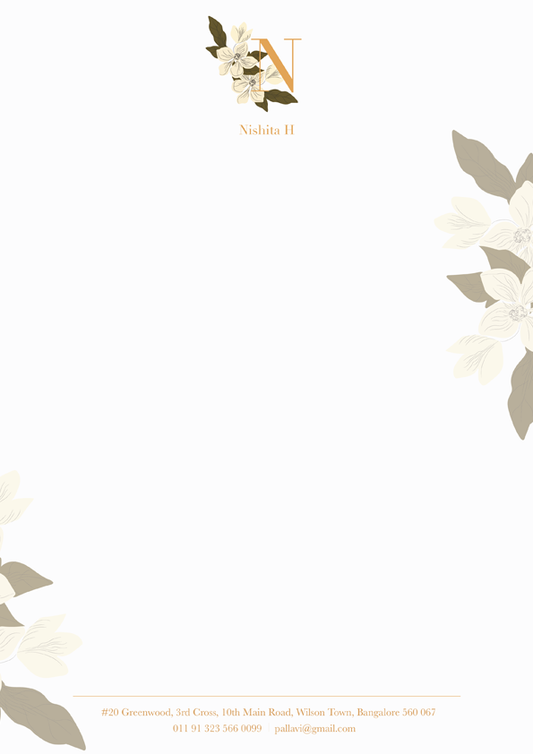 Letter Sheets - Magnolia