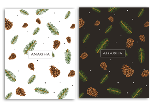 Hard Cover Pocket Notebook - Pine