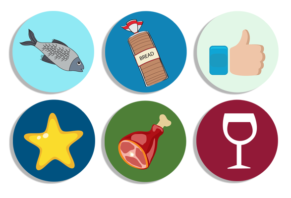 Recipe Journal Stickers (Set of 36)
