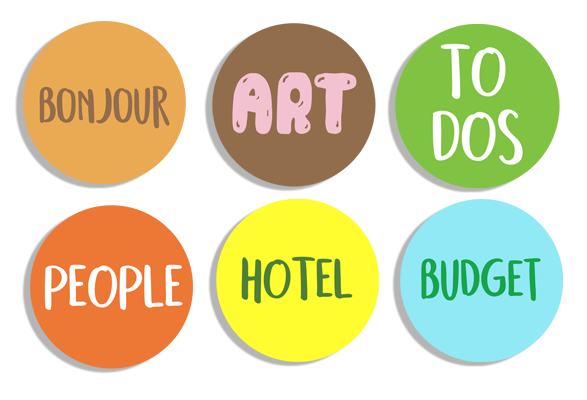 Travel Stickers - Essential (Set of 36)